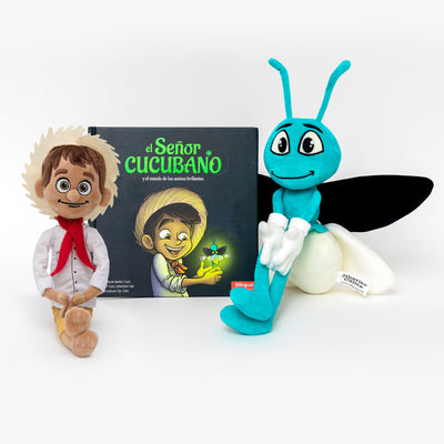 El Jibarito Martín y El Señor Cucubano | Set de Peluches y Libro
