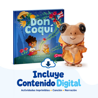 Don Coquí | Set de Peluche y Libro + Kit Digital