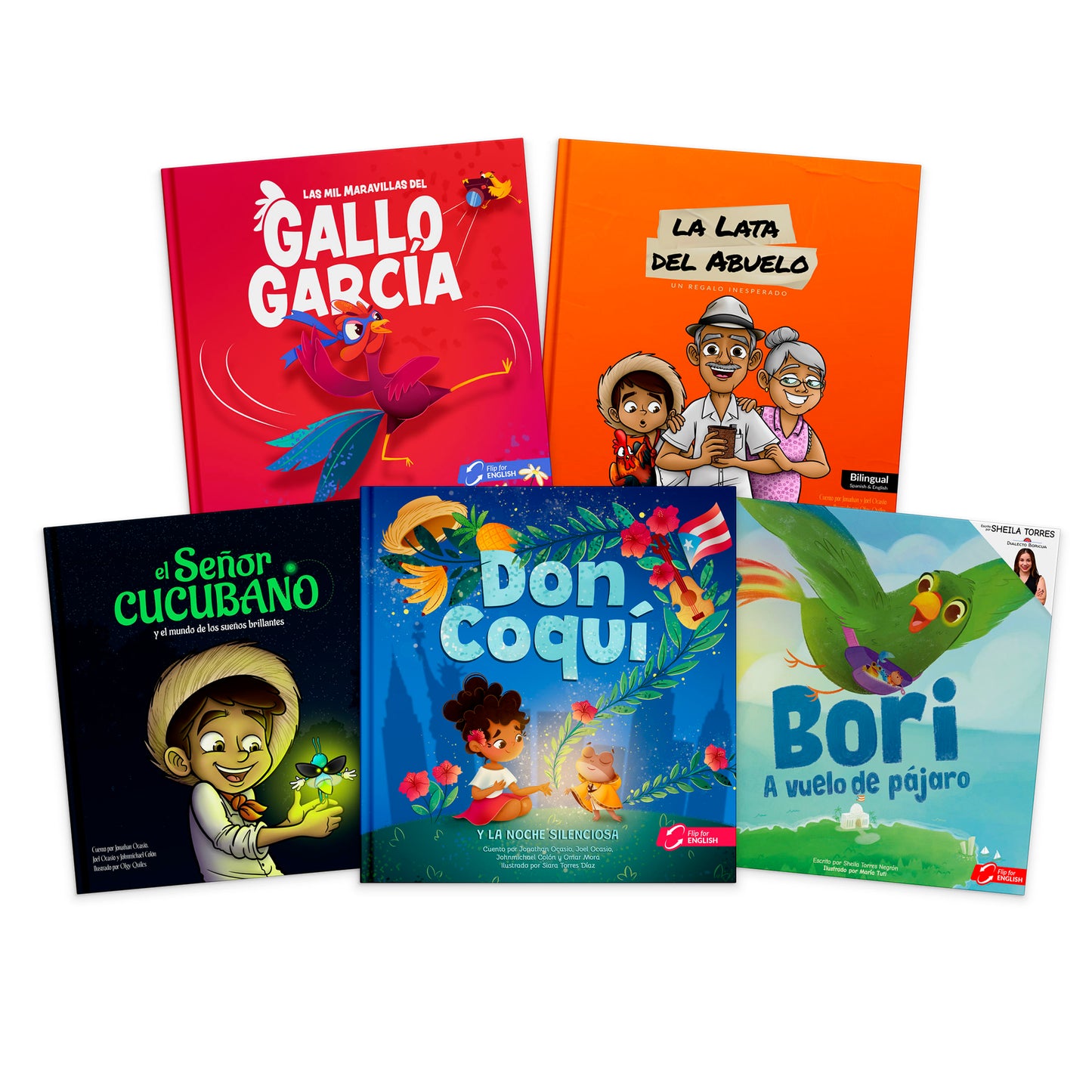 PRE-VENTA | 5 Pack | Set de Libros Bilingües