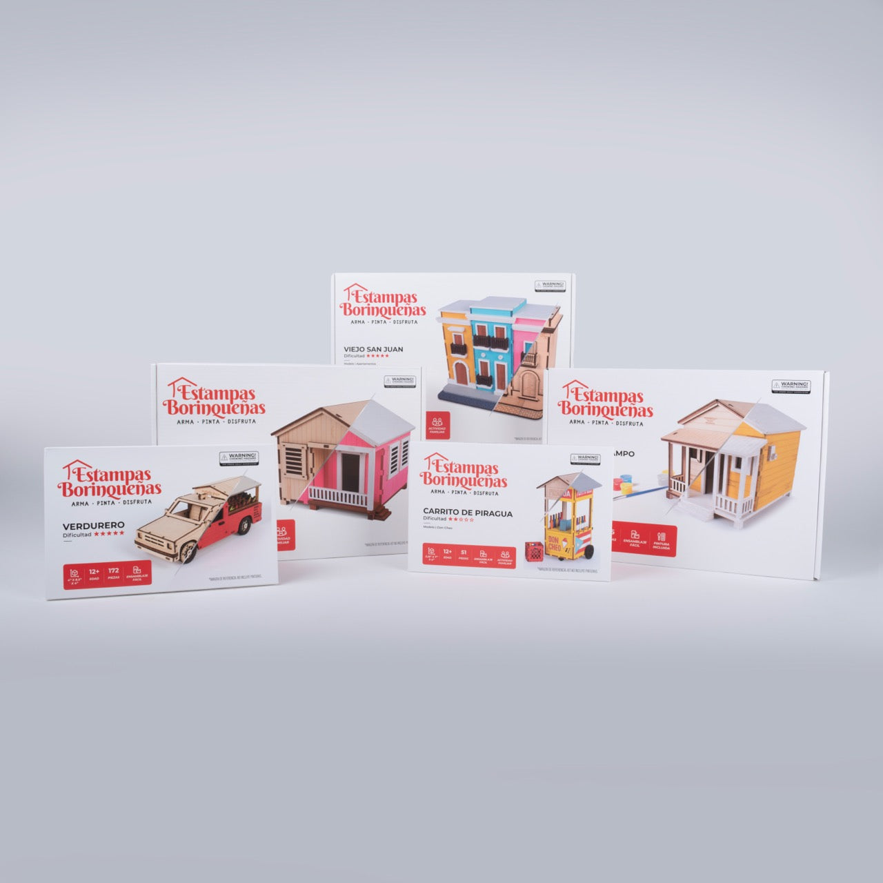 5 Pack | Set de Estampas Borinqueñas