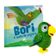 Bori La Cotorra | Set de Peluche y Libro