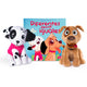 Rosita La Dálmata y Tito El Satito | Set de Peluches y Libro