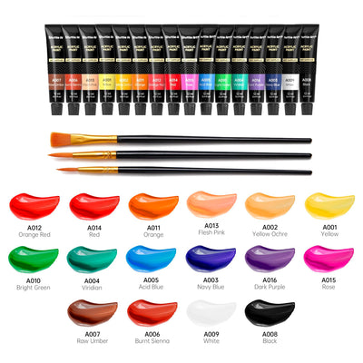 PRE-ORDER | Set Pintura Acrílica 16 Colores