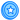 Ícono azul de una moneda con una estrella en el centro.