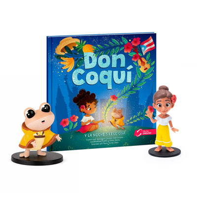 Don Coquí y La Jibarita Amapola | Set de Figuras y Libro