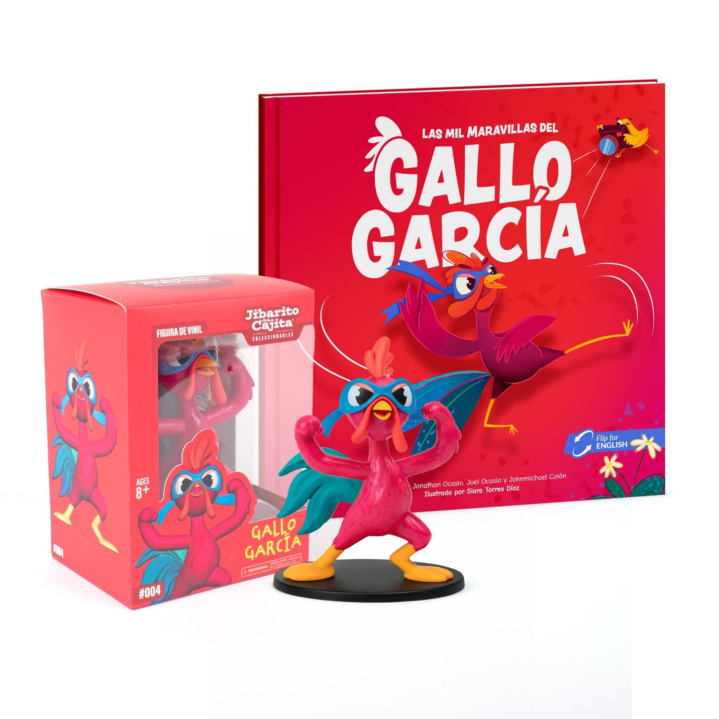 El Gallo García | Set de Figura y Libro